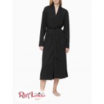 Жіночий Ремінь CALVIN KLEIN (Ease Embroidered Logo Belted Robe) 65724-02 Чорний