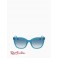 Женские Солнцезащитные Очки (Square Metal Frame Sunglasses) 63104-02 Молочныйy Teal Синий