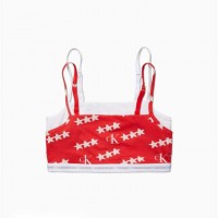 Женский Бралетт (CK One 2-Pack Unlined Bralette) 62054-02 Белый/Star Print