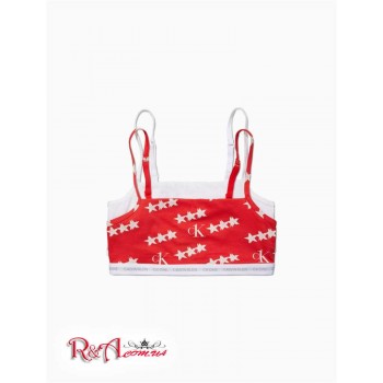 Женский Бралетт (CK One 2-Pack Unlined Bralette) 62054-02 Белый/Star Print