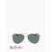 Жіночі Сонцезахисні Окуляри (Aviator Unisex Metal Frame Sunglasses) 63134-02 Satin Золотий