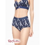 Жіночі Труси CALVIN KLEIN (CK One Plush High Waist Hipster) 62164-02 Синій Shadow