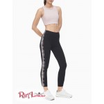 Женские Леггинсы CALVIN KLEIN (Performance Double Logo Tape High Waist 7/8 Leggings) 62914-02 Черный/Secret