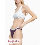 Женские Стринги CALVIN KLEIN (Carousel Logo Cotton Thong) 62235-02 Grape Glimmer