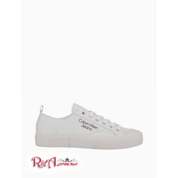 Женские Сникерсы CALVIN KLEIN (Veky Logo Low Sneaker) 61755-02 Белый