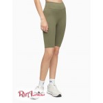 Женские Шорты CALVIN KLEIN (Performance Ribbed High Waist Bike Shorts) 62895-02 Bonsai