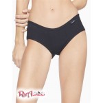 Жіночі Труси CALVIN KLEIN (Ribbed Hipster) 62145-02 Чорний