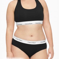 Женские Трусы (Modern Cotton Plus Hipster) 62195-02 Черный