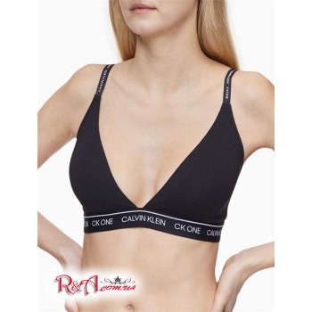 Женский Бралетт (CK ONE Lightly Lined Triangle Bralette) 47315-02 Черный