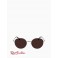 Женские Солнцезащитные Очки (Unisex Round Thin Frame Sunglasses) 63145-02 Серебряный