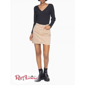 Женская Юбка (Garment-Dyed Denim High Rise Mini Skirt) 63075-02 Tan Denim