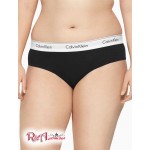 Жіночі Труси CALVIN KLEIN (Modern Cotton Plus Hipster) 62195-02 Чорний