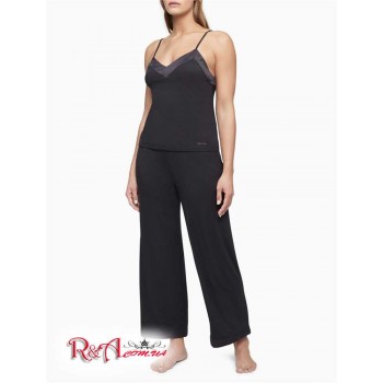 Женские Штаны (Modal Satin Sleep Pants) 62025-02 Черный