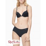 Жіночі Труси CALVIN KLEIN (Ribbed Hipster) 62145-02 Чорний