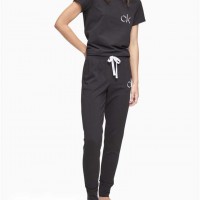 Женская Футболка (Carousel Logo Sleep T-Shirt + Sleep Joggers Set) 62035-02 Черный