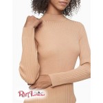 Жіночий Светр CALVIN KLEIN (Ribbed Knit Sweater Dress) 62645-02 Camel
