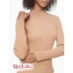 Женский Свитер CALVIN KLEIN (Ribbed Knit Sweater Dress) 62645-02 Camel