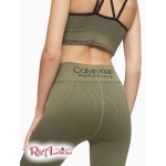 Женские Шорты CALVIN KLEIN (Performance Ribbed High Waist Bike Shorts) 62895-02 Bonsai