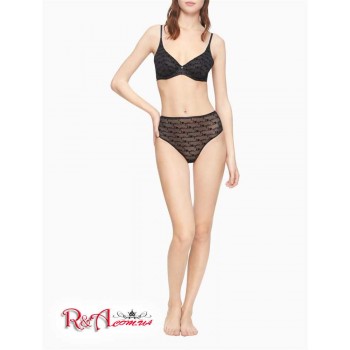 Жіночий Tanga (I Heart You High Leg Tanga) 65815-02 Чорний