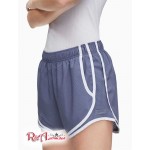 Женские Шорты CALVIN KLEIN (Performance Smocked Waistband Piped Shorts) 62885-02 Steel