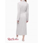 Жіночий Ремінь CALVIN KLEIN (Ease Embroidered Logo Belted Robe) 62006-02 Heather Сірий