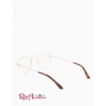 Женские Очки CALVIN KLEIN (Unisex Round Thin Frame Glasses) 63146-02 Золотой