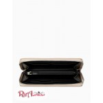 Жіночий Гаманець CALVIN KLEIN (Pebble Monogram Logo Zip Wallet) 62316-02 Warm Muslin