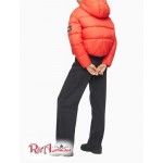 Жіноча Куртка CALVIN KLEIN (Boxy Hooded Puffer Jacket) 62756-02 Chili