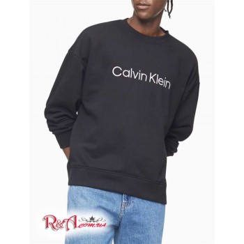Женский Свитшот (Relaxed Fit Logo French Terry Crewneck Sweatshirt) 62616-02 Черный