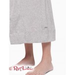 Жіночий Ремінь CALVIN KLEIN (Ease Embroidered Logo Belted Robe) 62006-02 Heather Сірий