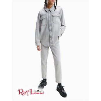 Женская Куртка (Oversized Denim Shirt Jacket) 62846-02 Серый