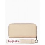 Жіночий Гаманець CALVIN KLEIN (Pebble Monogram Logo Zip Wallet) 62316-02 Warm Muslin