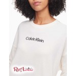 Женское Платье Рубашка CALVIN KLEIN (Logo Crewneck Sweatshirt Dress) 62677-02 Mascarpone