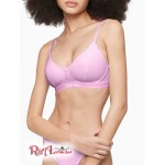 Жіночий Бралетт CALVIN KLEIN (Pure Ribbed Lightly Lined Bralette) 62047-02 Бузковий Rain