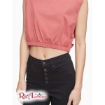 Женский Топ CALVIN KLEIN (Elasticated Muscle Crop Top) 63067-02 Mojave