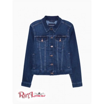 Женская Куртка (Mid Blue Faded Denim Trucker Jacket) 52967-02 Темный Wпепельно-Серый