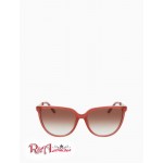 Женские Солнцезащитные Очки CALVIN KLEIN (Retro Cat Eye Sunglasses) 63097-02 Молочныйy Хурма