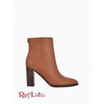 Женские Ботинки CALVIN KLEIN (Yenny Leather Ankle Boot) 61737-02 Темный Натуральный