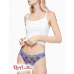 Женские Бикини CALVIN KLEIN (CK ONE Micro Bikini Bottom) 62237-02 Lily Print Denim