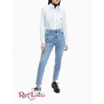 Женские Джинсы (Light Blue High Rise Mom Jeans) 62657-02 Светлый Denim