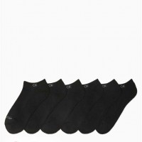 Жіночий Шкарпетки (Basic Cushion No Show 6-Pack Socks) 62307-02 Чорний