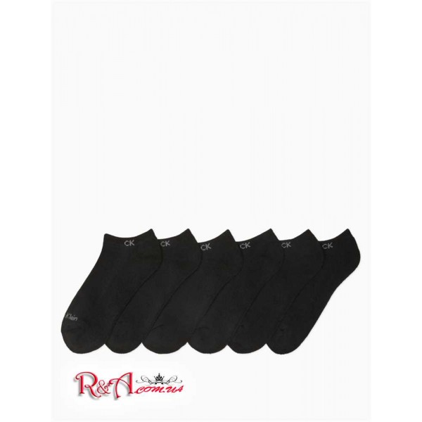 Жіночий Шкарпетки CALVIN KLEIN (Basic Cushion No Show 6-Pack Socks) 62307-02 Чорний