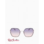 Женские Солнцезащитные Очки CALVIN KLEIN (Hexagon Thin Frame Sunglasses) 63138-02 Синий