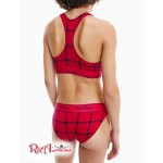 Жіночі Бікіні CALVIN KLEIN (Modern Cotton Windowpane Bikini) 62158-02 Windowpane Rustic Червоний