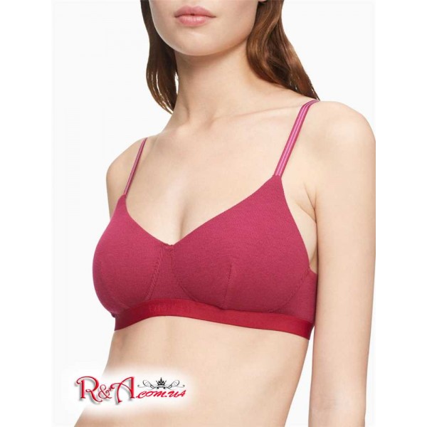 Жіночий Бралетт CALVIN KLEIN (Pure Ribbed Lightly Lined Bralette) 62048-02 Rebellious