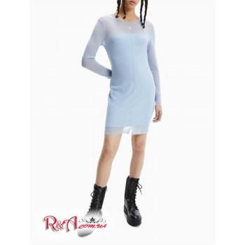 Женское Платье (Layered Mesh Bodycon Dress) 62698-02 Bayshore Синий