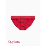 Жіночі Бікіні CALVIN KLEIN (Modern Cotton Windowpane Bikini) 62158-02 Windowpane Rustic Червоний