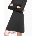 Женское Платье CALVIN KLEIN (Recycled Polyester Milano Jersey Dress) 62708-02 Черный