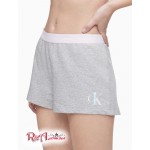 Женские Шорты CALVIN KLEIN (CK ONE Sleep Shorts) 62028-02 Серый Heather/ Жемчужный Розовый