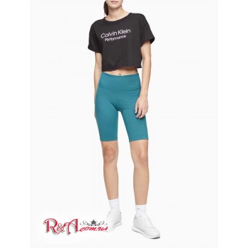 Женская Футболка (Performance Stacked Logo Cropped T-Shirt) 62998-02 Черный